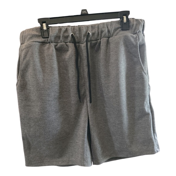 Arthur Beale Men’s Drawstring Shorts Gray XL – New Without Tag, Cotton Blend - Picture 3 of 7